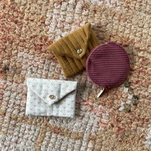 *BRAND NEW* LOT OF 3 SÉZANE COIN PURSES